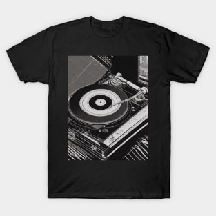 Turntable - Vintage Audio LP Vinyl Record Player Gift T-Shirt